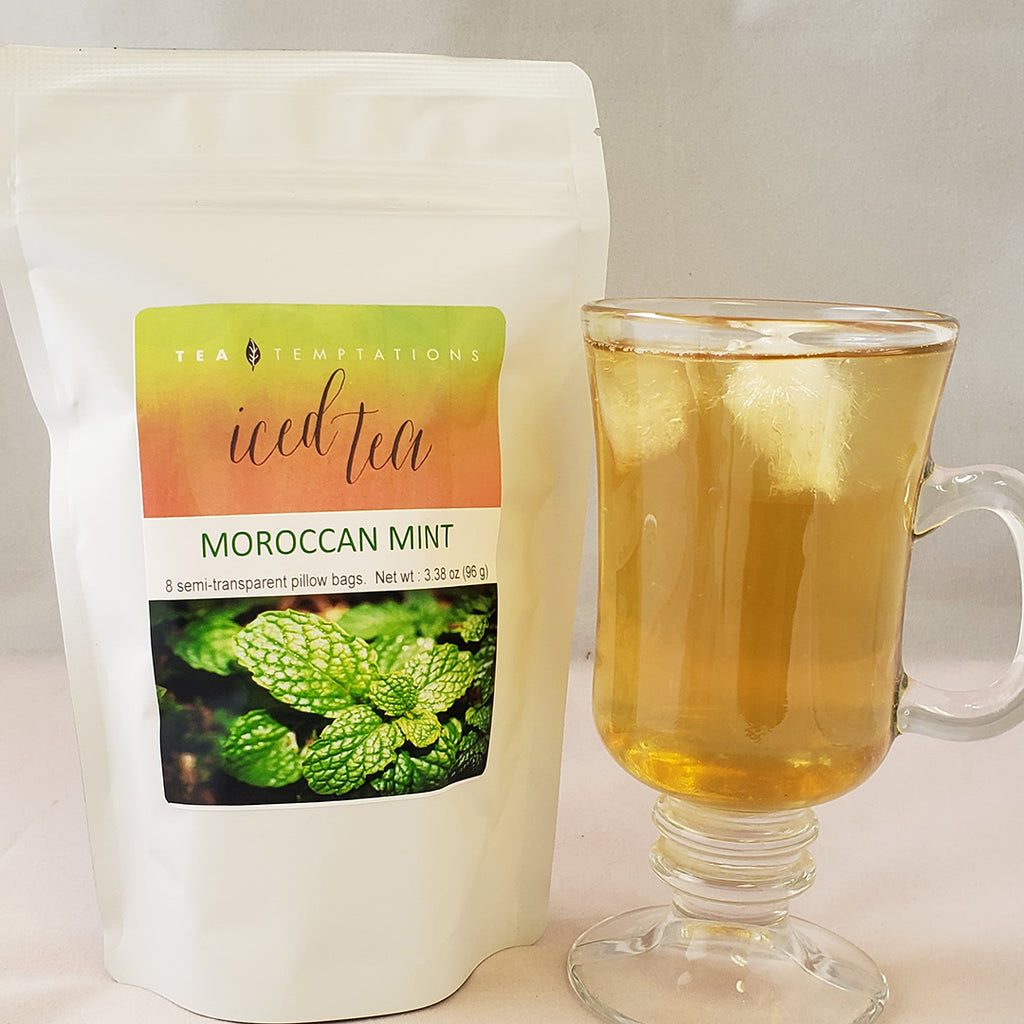 Moroccan Mint Green Iced Tea