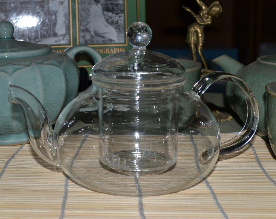 16 oz Glass pot with infuser & lid