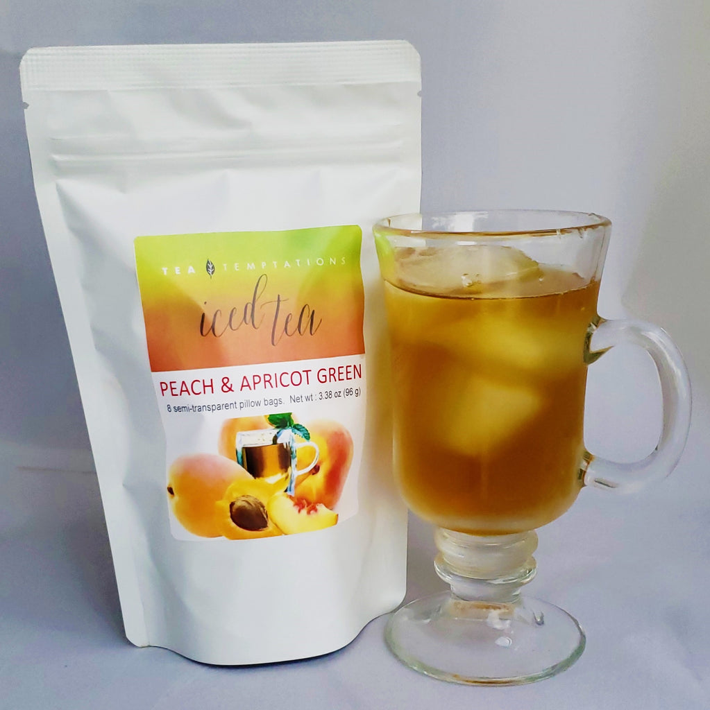 Peach & Apricot Green Iced Tea
