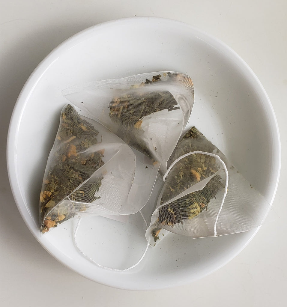 Turmeric Ginger Lemon Green Tea (Moderate Caffeine)
