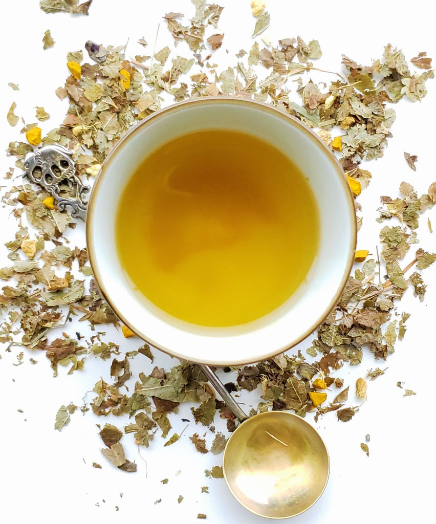 Turmeric Ginger Lemon Green Tea (Moderate Caffeine)
