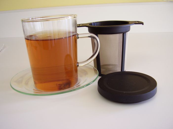 6 oz Glass Mug & Saucer (set of 6)