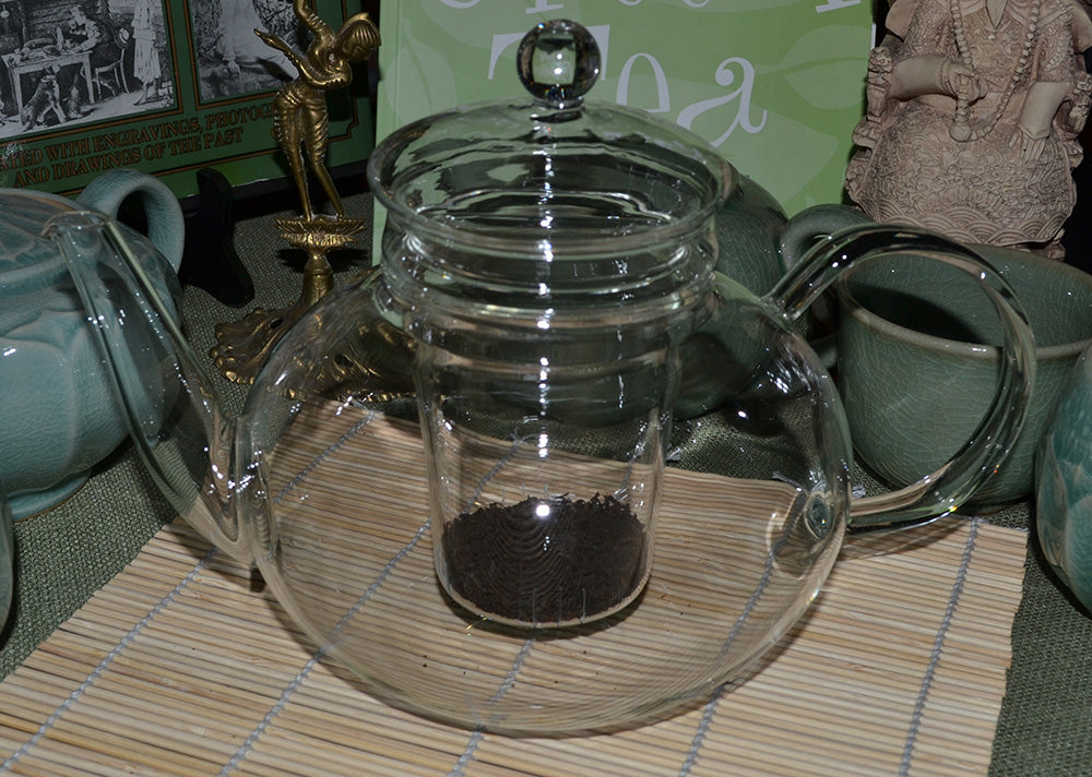 40 oz Glass pot with infuser & lid