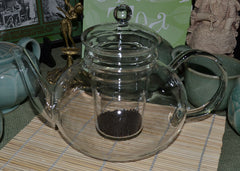 40 oz Glass pot with infuser & lid