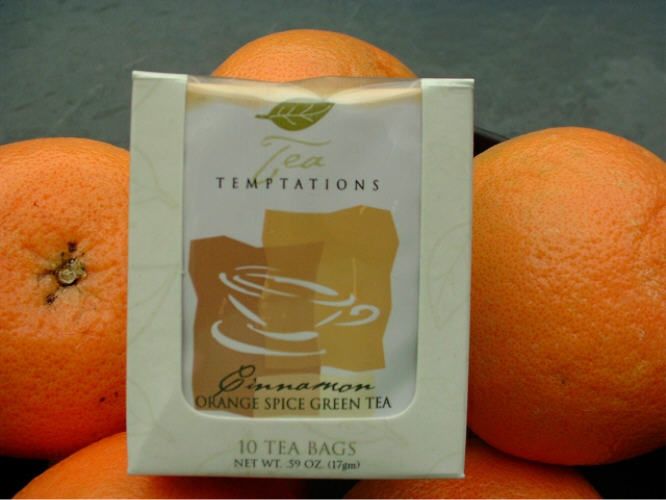 Tea Temptations - Cinnamon Orange Spice Green Tea